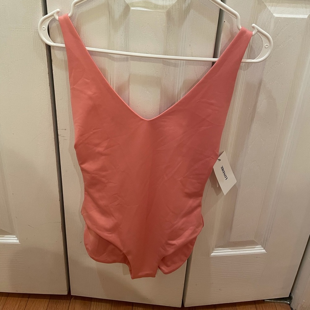 Londre Barbie pink one piece swimsuit